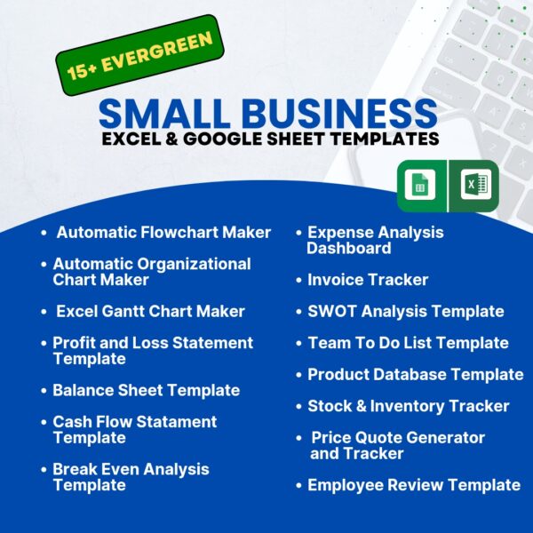 Ultimate Small Business Owners Bundle (Excel & Google Sheet)